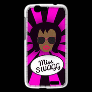 Coque Huawei Ascend G7 Miss Swag Black