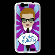 Coque Huawei Ascend G7 Mister Swag Roux