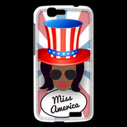 Coque Huawei Ascend G7 Miss USA Black