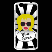 Coque Huawei Ascend G7 Miss Corse Blonde