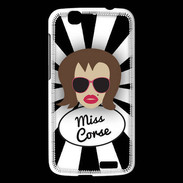 Coque Huawei Ascend G7 Miss Corse Chatain