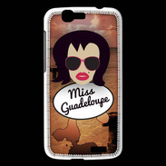Coque Huawei Ascend G7 Miss Guadeloupe Brune