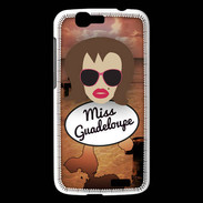 Coque Huawei Ascend G7 Miss Guadeloupe Chatain