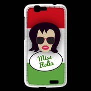 Coque Huawei Ascend G7 Miss Italie Brune