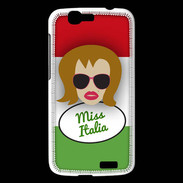 Coque Huawei Ascend G7 Miss Italie Rousse