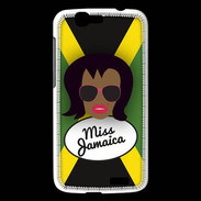 Coque Huawei Ascend G7 Miss Jamaica Black