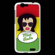 Coque Huawei Ascend G7 Miss Rasta Brune