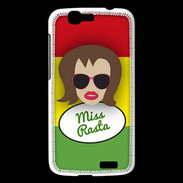 Coque Huawei Ascend G7 Miss Rasta Chatain