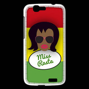 Coque Huawei Ascend G7 Miss Rasta Black