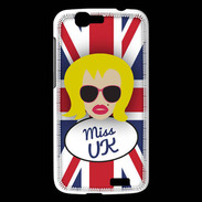 Coque Huawei Ascend G7 Miss UK Blonde
