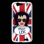 Coque Huawei Ascend G7 Miss UK Brune