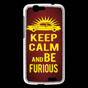 Coque Huawei Ascend G7 Keep Calm and Be Furious Rouge