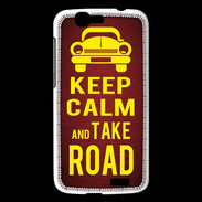 Coque Huawei Ascend G7 Keep Calm and Take o road 2 Rouge