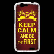 Coque Huawei Ascend G7 Keep Calm and Be the First Rouge