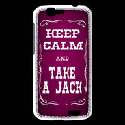 Coque Huawei Ascend G7 Keep Calm and Take Jack Rose