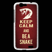 Coque Huawei Ascend G7 Keep Calm and Be a Snake Rouge