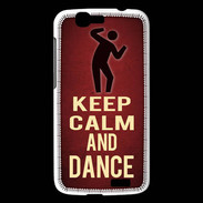 Coque Huawei Ascend G7 Keep Calm and Dance Rouge
