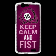Coque Huawei Ascend G7 Keep Calm and Fist Rose