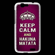 Coque Huawei Ascend G7 Keep Calm and Hakuna Matata rose
