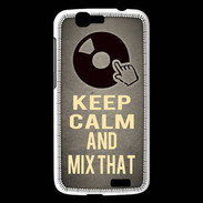 Coque Huawei Ascend G7 Keep calm and Mix That Gris