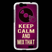Coque Huawei Ascend G7 Keep Calm and Mix That Rose