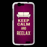 Coque Huawei Ascend G7 Keep Calm and Reelax Rose