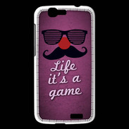 Coque Huawei Ascend G7 Life It's a game Rose ZG