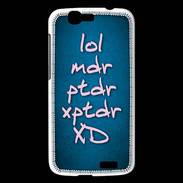 Coque Huawei Ascend G7 LOL MDR bleu ZG