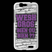Coque Huawei Ascend G7 Wesh Gros Violet