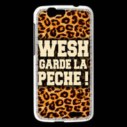 Coque Huawei Ascend G7 Wesh garde la pèche Léopard