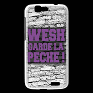 Coque Huawei Ascend G7 Wesh garde la pèche Violet