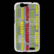 Coque Huawei Ascend G7 Wesh Vert Jaune