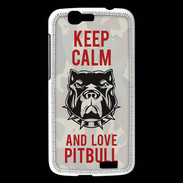 Coque Huawei Ascend G7 Keep calm pitbull 2 ZG