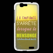 Coque Huawei Ascend G7 Confiance et mensonge ZG