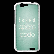 Coque Huawei Ascend G7 Boulot Apéro Dodo Vert ZG