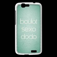 Coque Huawei Ascend G7 Boulot Sexo Dodo Vert ZG