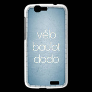 Coque Huawei Ascend G7 Vélo Boulot Dodo Bleu ZG