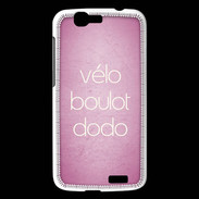 Coque Huawei Ascend G7 Vélo Boulot Dodo Rose ZG