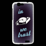 Coque Huawei Ascend G7 In DJ We trust Bleu ZG