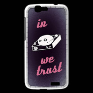 Coque Huawei Ascend G7 In DJ We trust Rouge ZG