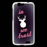 Coque Huawei Ascend G7 In Elan We trust Rouge ZG