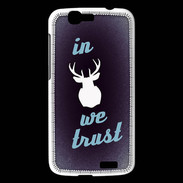 Coque Huawei Ascend G7 In Elan We trust Bleu ZG