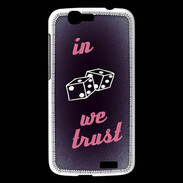 Coque Huawei Ascend G7 In Gamble We trust Rouge ZG