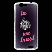 Coque Huawei Ascend G7 In Islam We trust Rouge ZG