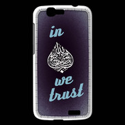 Coque Huawei Ascend G7 In Islam We trust Bleu ZG