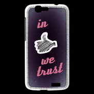 Coque Huawei Ascend G7 In Like We trust Rouge ZG