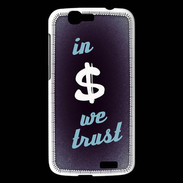 Coque Huawei Ascend G7 In Money We trust Bleu ZG