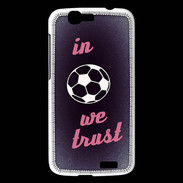 Coque Huawei Ascend G7 In Soccer We trust Rouge ZG