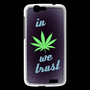 Coque Huawei Ascend G7 In Weed We trust Vert ZG