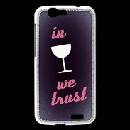Coque Huawei Ascend G7 In Wine We trust Rouge ZG